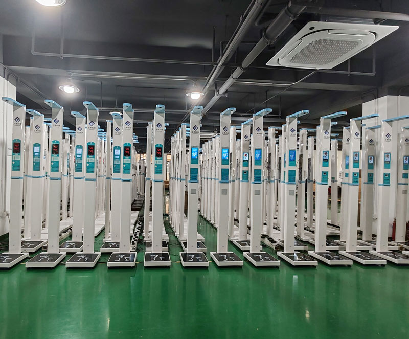 電子身高體重秤，上禾工廠實(shí)拍